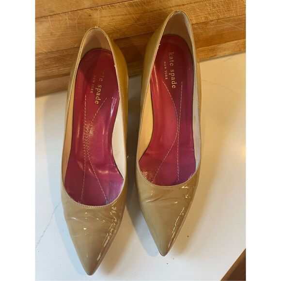 Kate Spade 2.5” Point Toe Pumps Nude Women’s Sz 8 - Picture 2 of 8